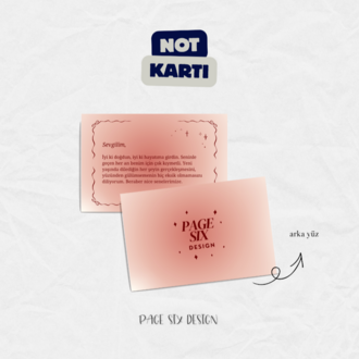 Not Kartı