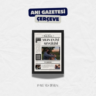 Anı Gazetesi Çerçeve (21x30)
