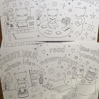Kedi Boyama Seti