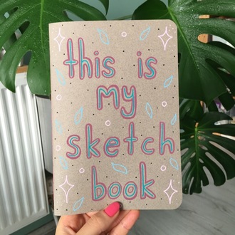 this is my sketchbook defter