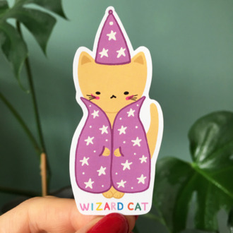 Wizard Cat Sticker