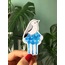 blue bird sticker