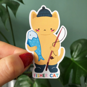 Fisher Cat Sticker