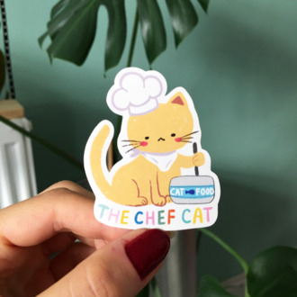 The Chef Cat Sticker