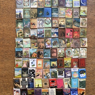 Vintage Mini Kitap Kavanozu