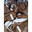 suede vest set