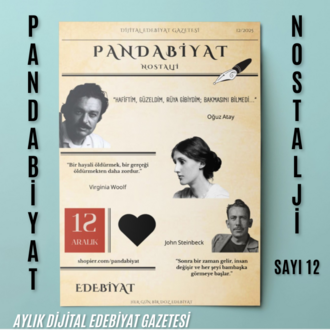 Pandabiyat Nostalji Aylık Dijital Edebiyat Gazetesi–Sayı 12