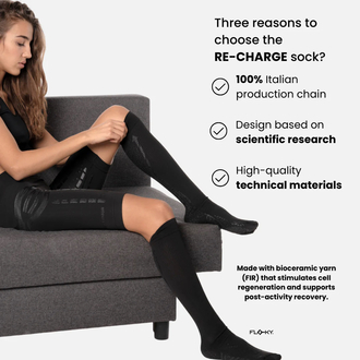 RE-CHARGE – Biyomekanik Recovery Çorabı