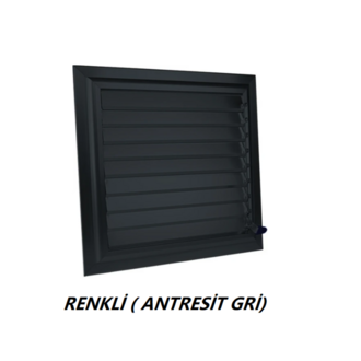 25x25 Aluminyum hareketli sineklikli menfez