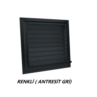 60x60 Alüminyum Hareketli Sineklikli Menfez