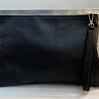 CLUTCH ( El Çanta ) Siyah JUMBO Baskı