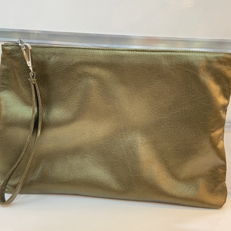 CLUTCH ( El Çanta ) Parlak Yeşil