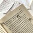 book reactions #1 şeffaf sticker