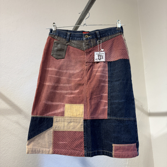 Pink Velvet Skirt