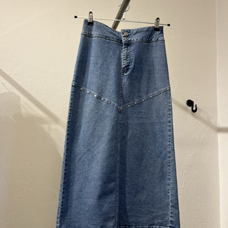 Maxi jean skirt