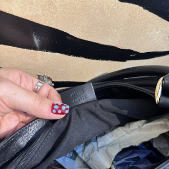 Gucci Black GG Canvas Large D-Ring Hobo Bag