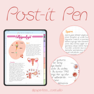 Post-it Pen Yazı Tipi
