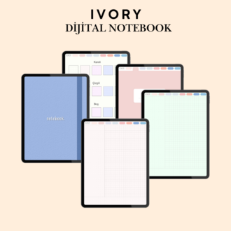 Ivory 8 Bölmeli Notebook