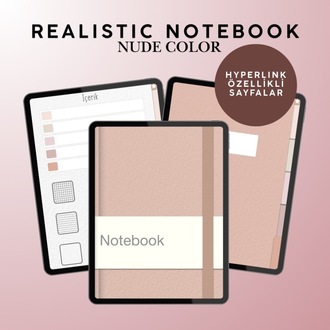 Realistic Notebook Nude Color