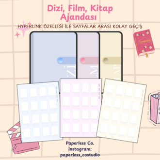 Dizi, Film, Kitap Ajandaları