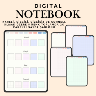 Ivory 8 Bölmeli Notebook
