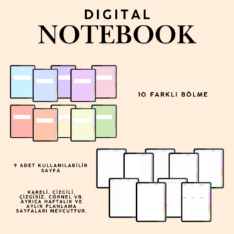 Vibrant Notebook (Dijital Ürün)