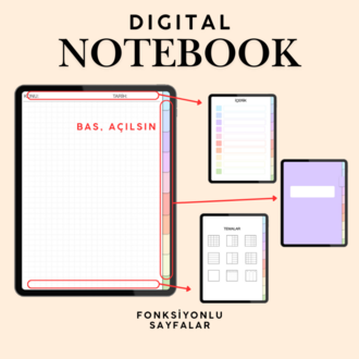 Vibrant Notebook (Dijital Ürün)