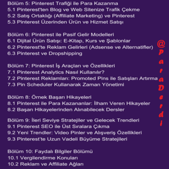 Pinterest’te Kazançlı Büyüme Rehberi – E-Kitap PDF