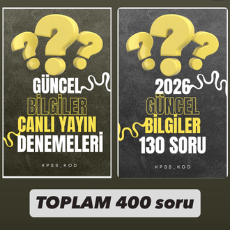 SON PROVA DENEMELERİ