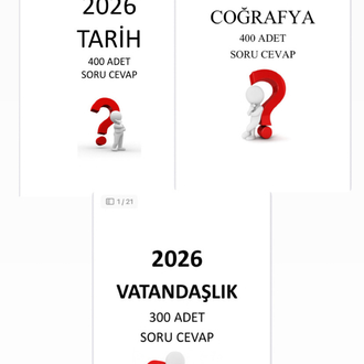 2026 KPSS/AGS Soru Cevap Set