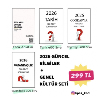 Genel Kültür + Güncel Bilgi Set