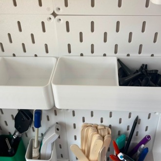 Duvar Panosu İkili Organizer Sepet