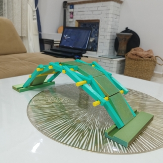 Da Vinci Köprüsü Maketi Vidasız 3D Baskı Yeni