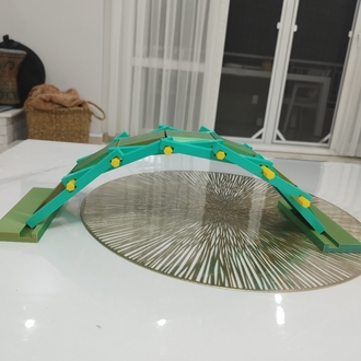 Da Vinci Köprüsü Maketi Vidasız 3D Baskı Yeni