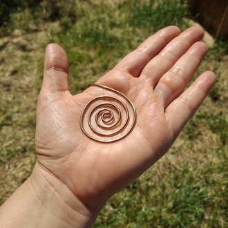 PH200 Bakır Spiral El Takısı