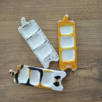 Seramik Kedili Çizim Paleti