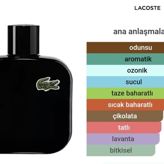 Lacoste L.12.12 Noir Intense Eau De Lacoste 100ml