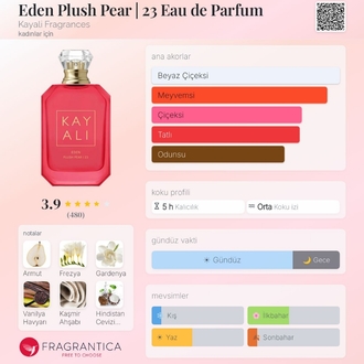 Kayali Eden Plush Pear | 23 Edp Kadın Parfümü 100ml