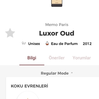Memo Luxor Oud Edp Unisex Parfüm 75ml