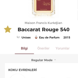 Baccarat Rouge 540 Maison Francis Kurkdjian Edp 70ml
