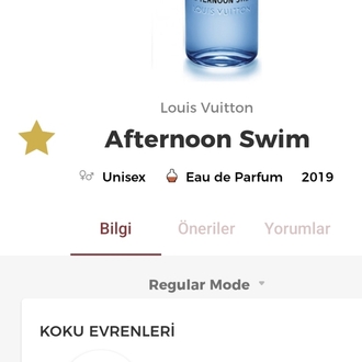 Louis Vuitton Afternoon Swim Edp Unisex Parfüm 100ml
