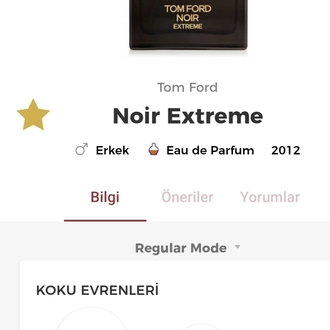 Tom Ford Noir Extreme Erkek Parfümü Edp 100ml