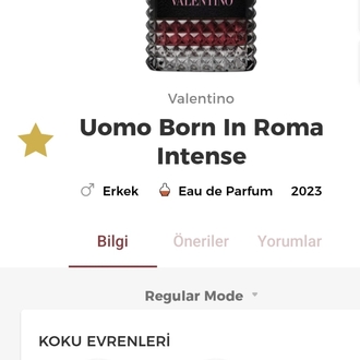 Valentino Uomo Born İn Roma Edp Erkek Parfümü 100ml