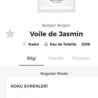 Bvlgari Voile De Jasmin Edt Kadın Parfümü 100ml 