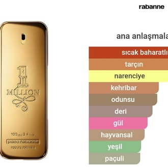 Paco Rabanne 1 Million Erkek Parfümü Edt 100ml