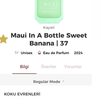 Kayali İn A Bottle Sweet Banana | 37 Edp Kadın Parfümü 100ml