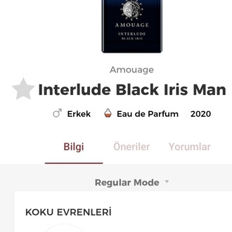 Amouage İnterlude Black İris Man Edp Erkek Parfümü 100ml