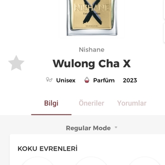 Nishane Wulong Cha X Edp Unisex Parfüm 100ml