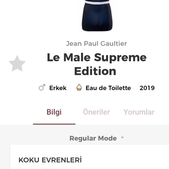 Jean Paul Gaultier Le Male Supreme Edition Edt Erkek Parfümü 125ml 