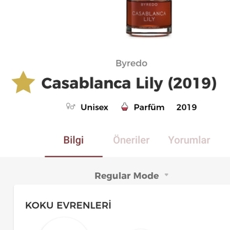 Byredo Casablanca Lily Unisex Parfüm 100ml